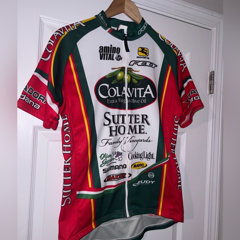 Giordana Italian cycling jersey size L